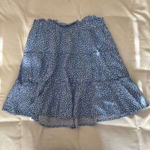 Wild Fable Blue and White Floral Skirt